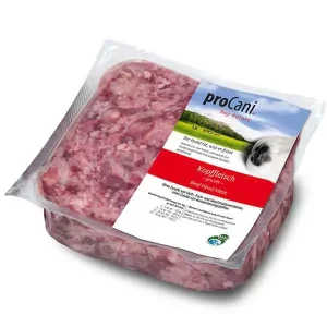 proCani buy nature BARF Frostfleisch Kopffleisch vom Rind