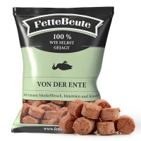 FetteBeute Ente Komplettmenü Nuggets für Hunde