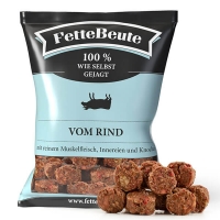 FetteBeute Rind Komplettmenü Nuggets für Hunde